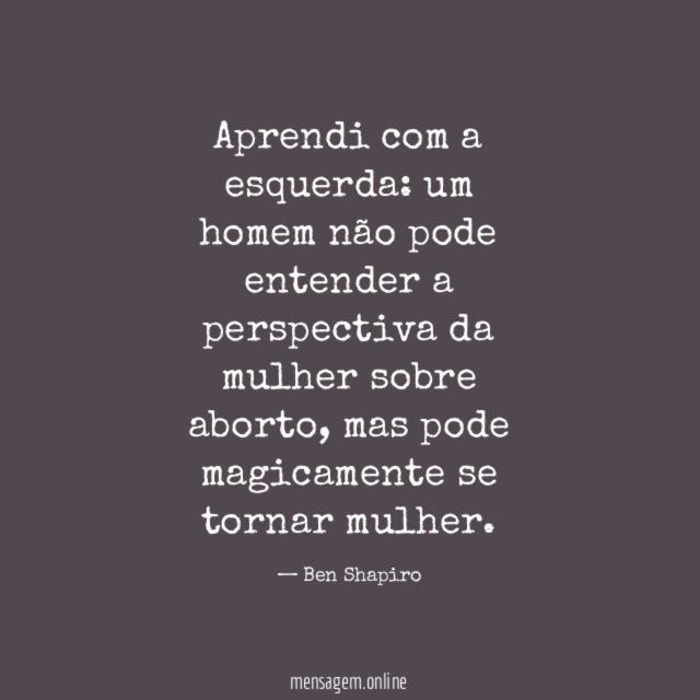 Aprendi com a esquerda