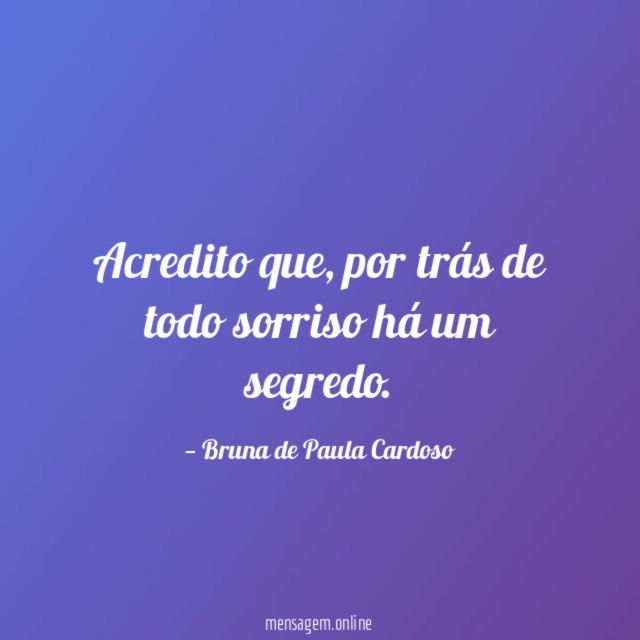 Acredito que