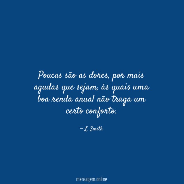 Poucas são as dores