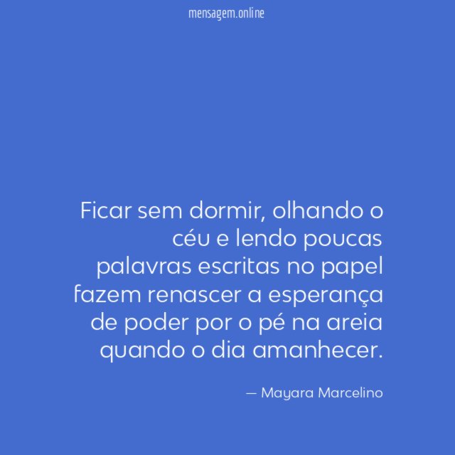 Ficar sem dormir