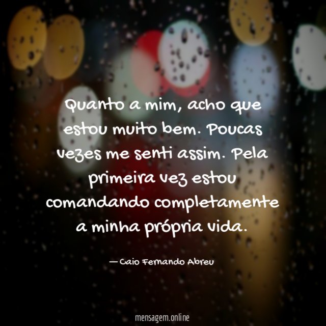 Quanto a mim