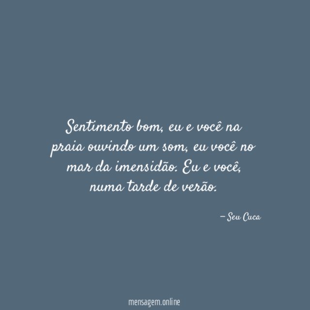 Sentimento bom