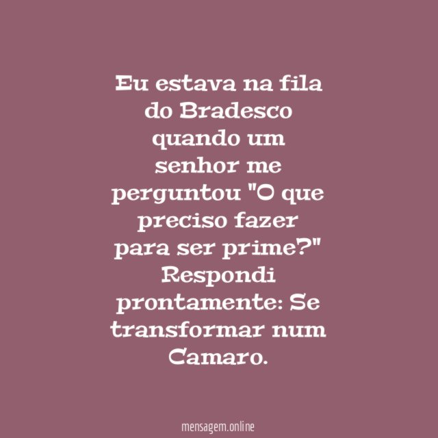 Eu estava na fila do Bradesco quando um