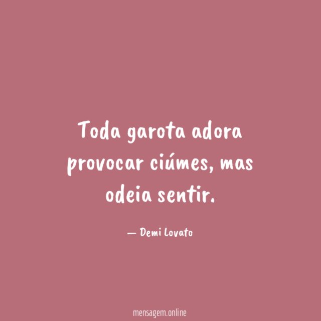 Toda garota adora provocar ciúmes