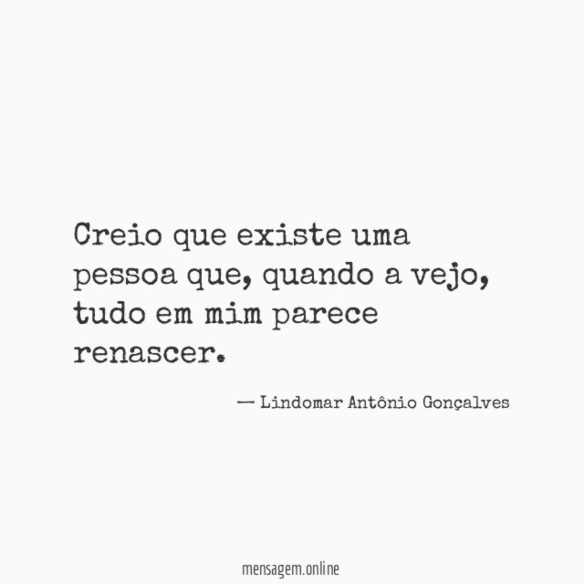 Creio que existe uma pessoa que