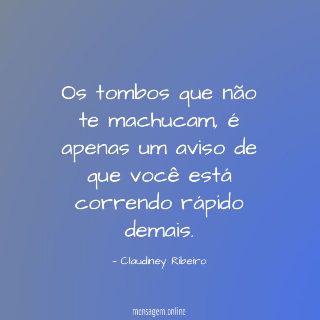 Os tombos que não te machucam