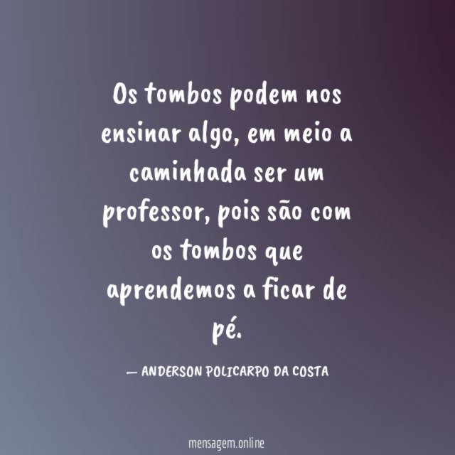 Os tombos podem nos ensinar algo