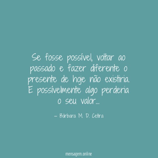 Se fosse possível