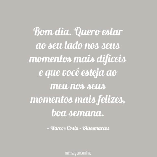 Bom dia