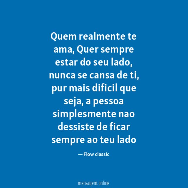 Quem realmente te ama