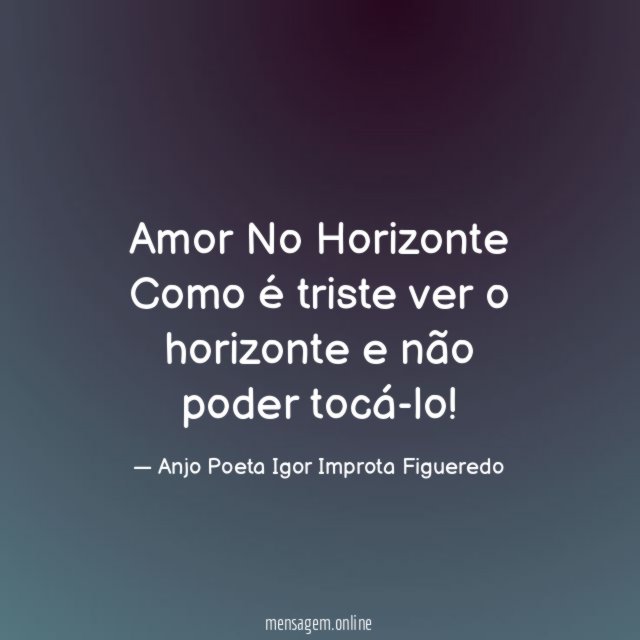 Amor No Horizonte