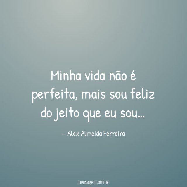 Minha vida não é perfeita