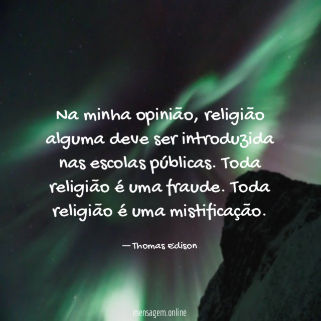 Na minha opinião