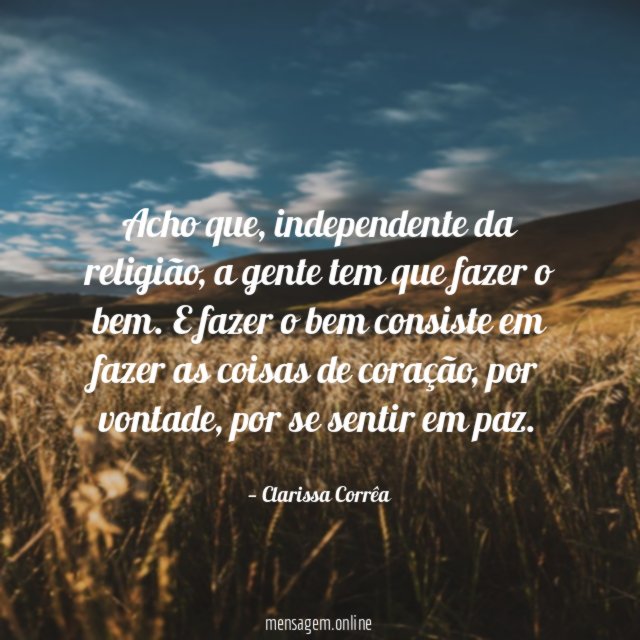 Acho que