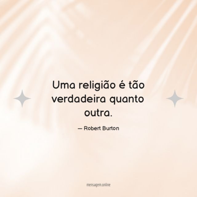 Uma religião é tão verdadeira quanto outra