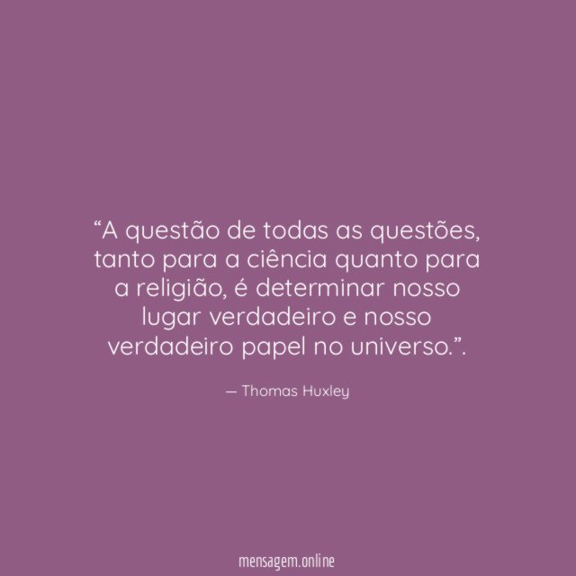 A questão de todas as questões
