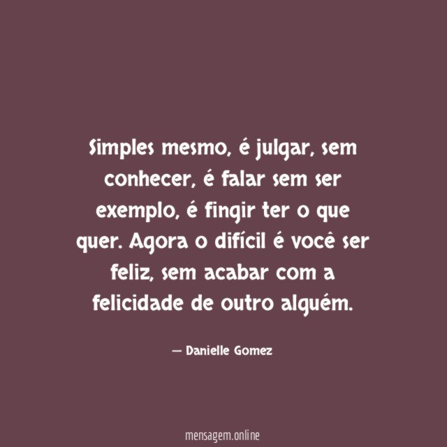 Simples mesmo