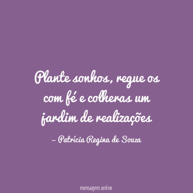 Plante sonhos