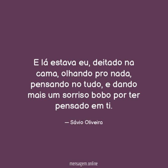 E lá estava eu