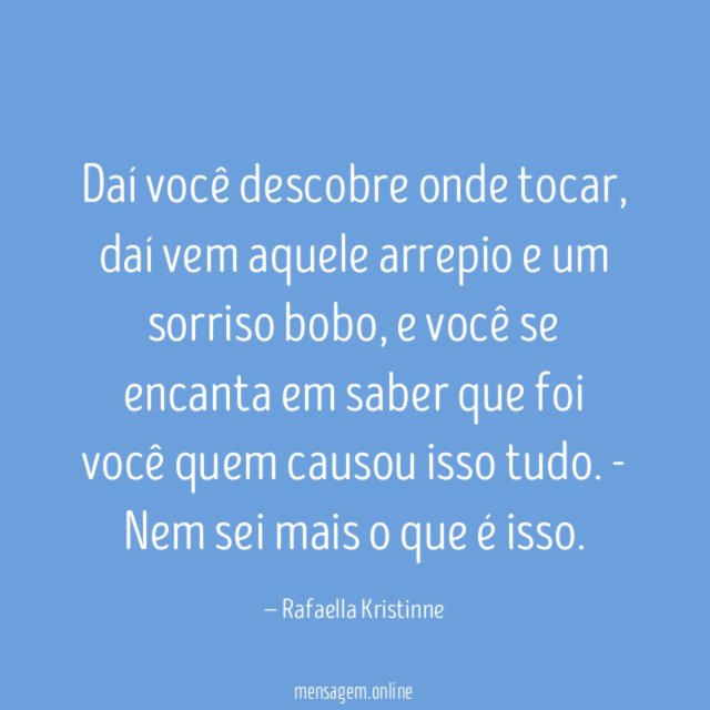 Daí você descobre onde tocar