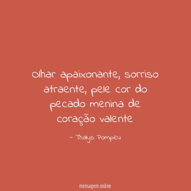 Olhar apaixonante