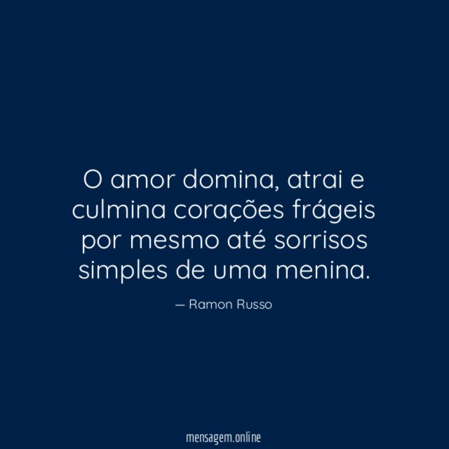 O amor domina