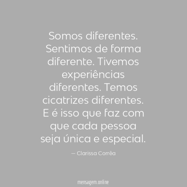 Somos diferentes