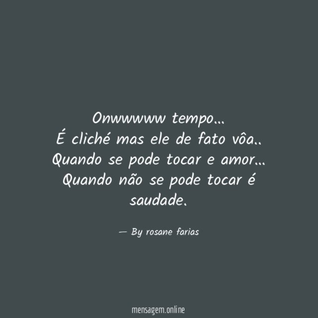 Onwwwww tempo…