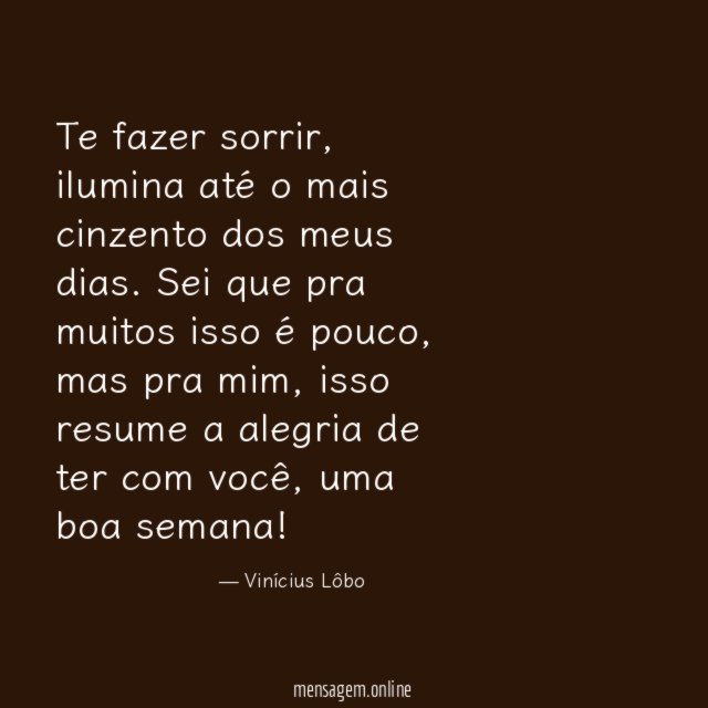 Te fazer sorrir