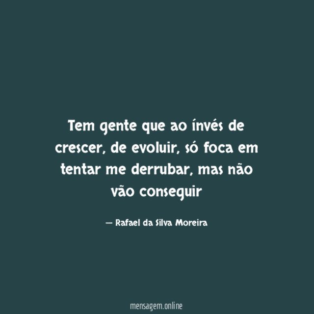 Tem gente que ao ínvés de crescer