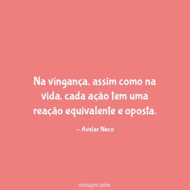 Na vingança