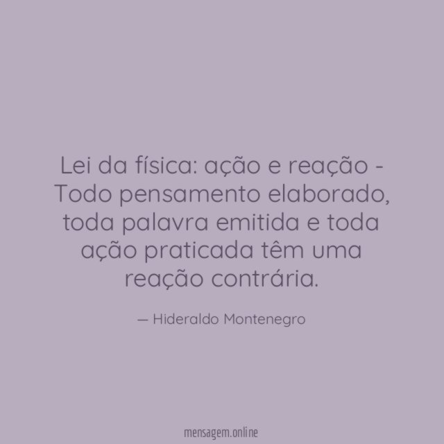Lei da física