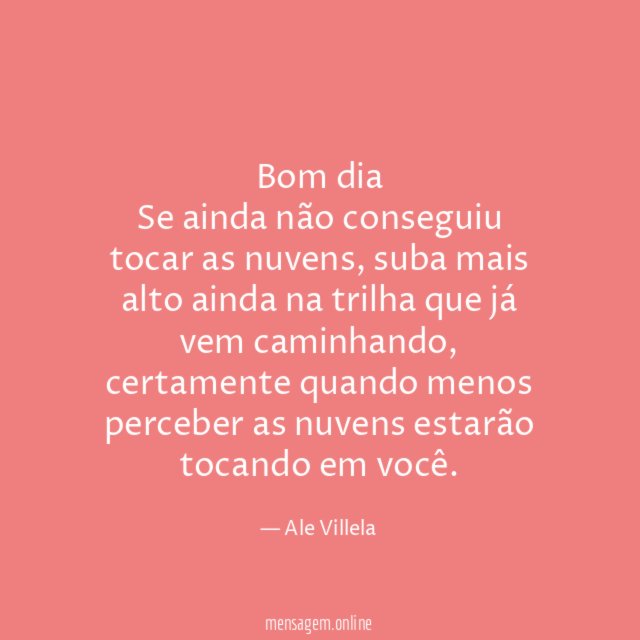 Bom dia