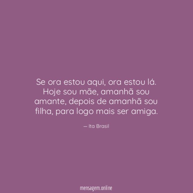 Se ora estou aqui