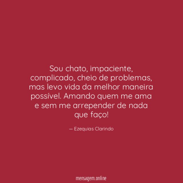 Sou chato