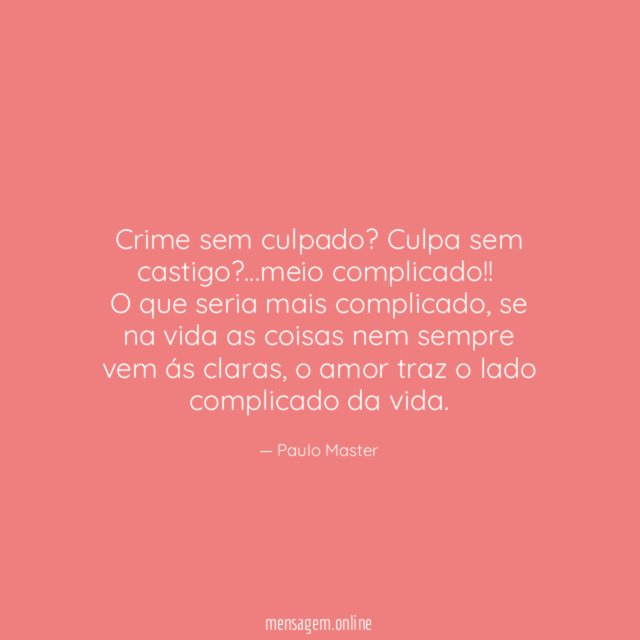 Crime sem culpado