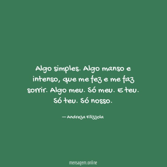 Algo simples