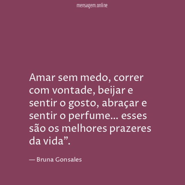 Amar sem medo
