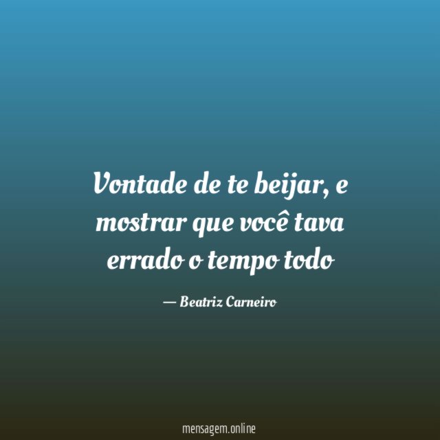 Vontade de te beijar
