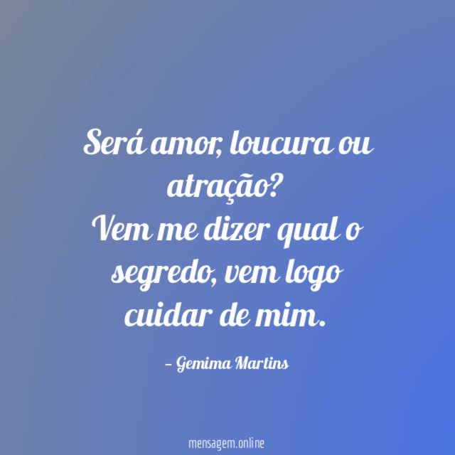 Será amor