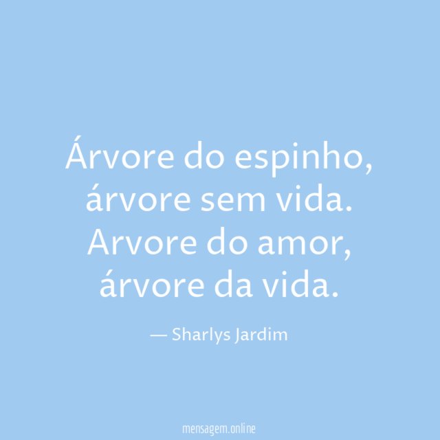 Árvore do espinho