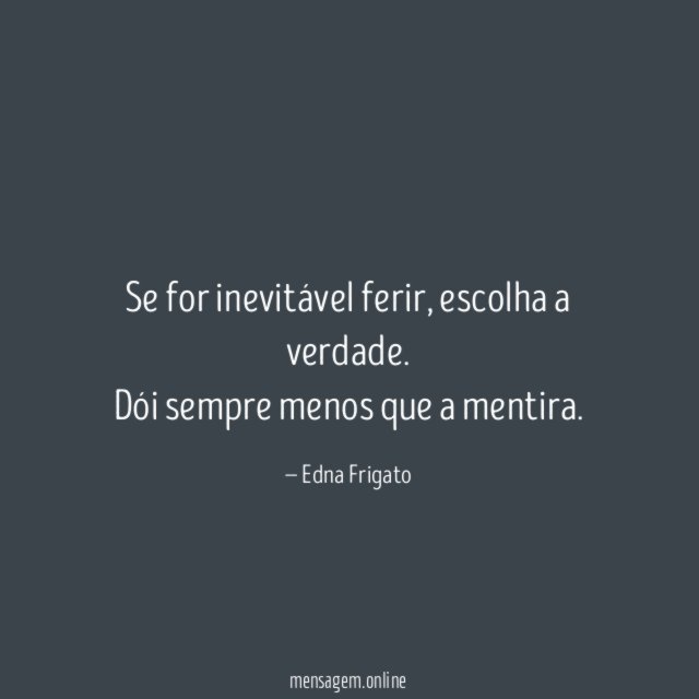 Se for inevitável ferir