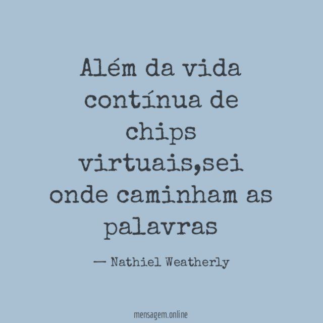 Além da vida contínua de chips virtuais
