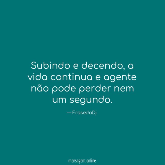 Subindo e decendo