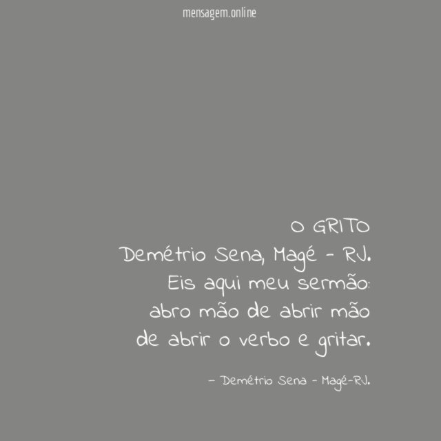 O GRITO