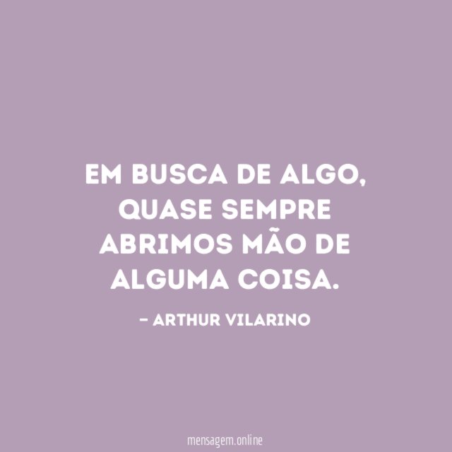 Em busca de algo