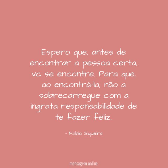 Espero que