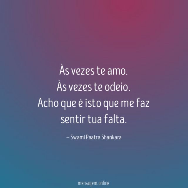 Às vezes te amo