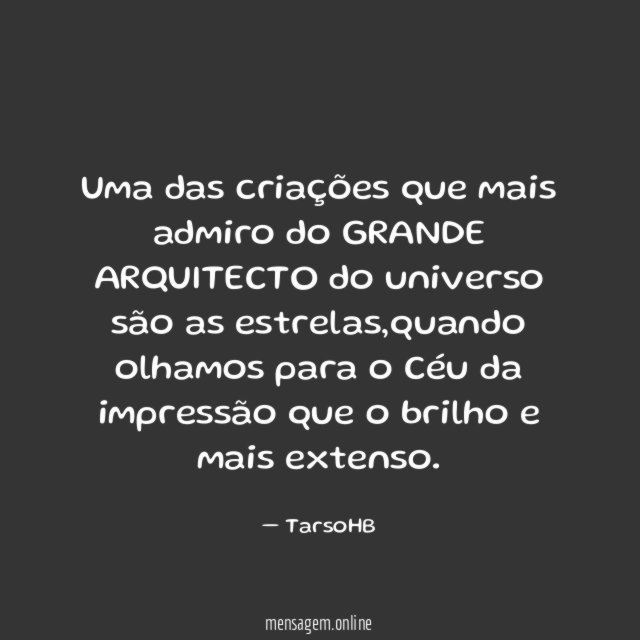 Uma das criações que mais admiro do GRANDE