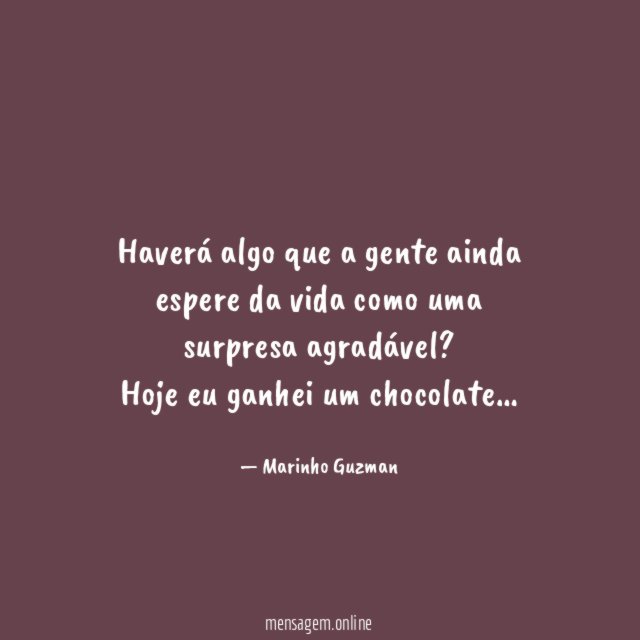 Haverá algo que a gente ainda espere da